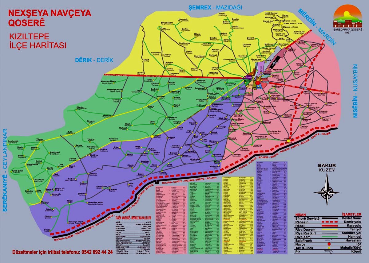 Kızıltepe Belediyesi mahalle (köy) haritasını yeniden düzenledi Kızıltepe Belediyesi mahalle (köy) haritasını yeniden düzenledi
